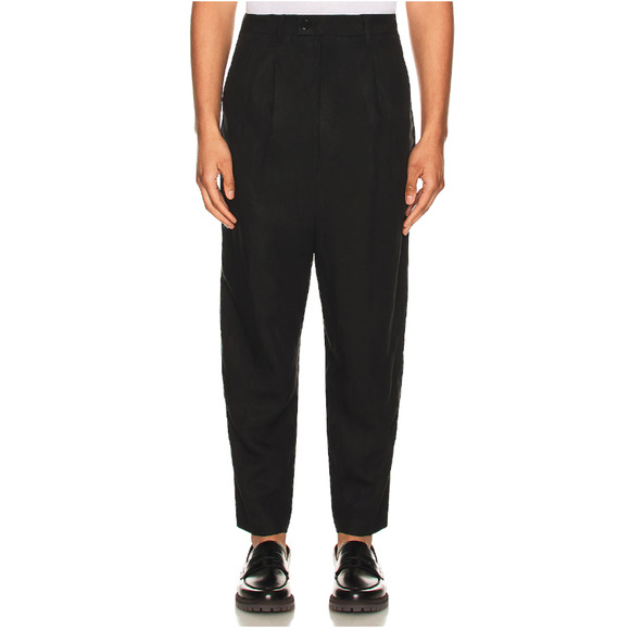 NEW All Saints Men's 30 Pace Pant Tapered Cropped Trouser in Black